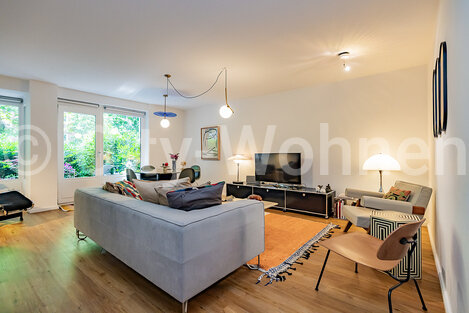 moeblierte Wohnung mieten in Hamburg Eppendorf/Geschwister-Scholl-Straße. 