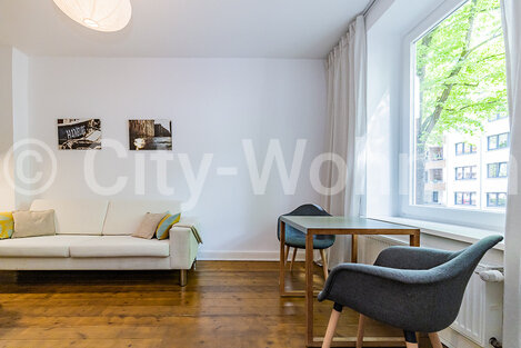 moeblierte Wohnung mieten in Hamburg Hoheluft/Wrangelstrasse. 