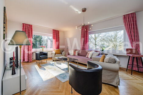 moeblierte Wohnung mieten in Hamburg Poppenbüttel/Hennebergstraße. 