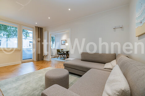 moeblierte Wohnung mieten in Hamburg Pöseldorf/Pöseldorfer Weg. 