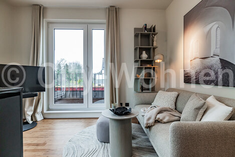 moeblierte Wohnung mieten in Hamburg Lokstedt/Behrkampsweg.