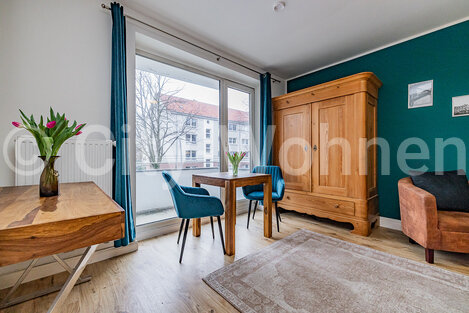 moeblierte Wohnung mieten in Hamburg Barmbek/Langenrehm.