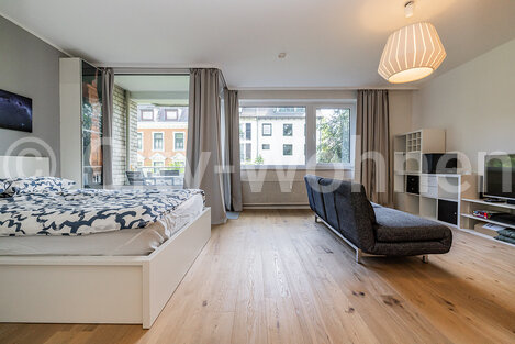 furnished apartement for rent in Hamburg Harvestehude/Mittelweg. 