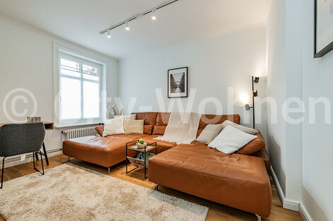 moeblierte Wohnung mieten in Hamburg Winterhude/Geibelstraße.