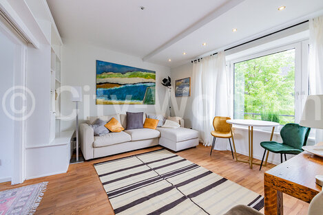 Alquilar apartamento amueblado en Hamburgo Winterhude/Klärchenstraße. 