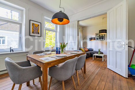 moeblierte Wohnung mieten in Hamburg Ottensen/Keplerstraße. 