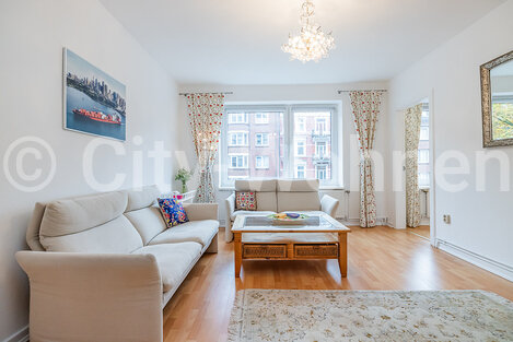 Alquilar apartamento amueblado en Hamburgo Eimsbüttel/Langenfelderdamm. 