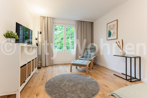 moeblierte Wohnung mieten in Hamburg Harvestehude/Hochallee. 
