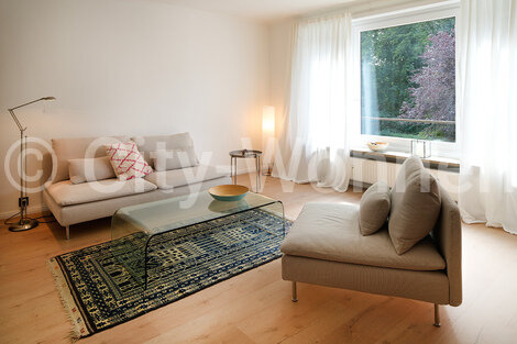 furnished apartement for rent in Hamburg Uhlenhorst/Marienterrasse. 