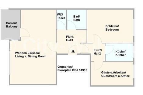furnished apartement for rent in Hamburg Uhlenhorst/Marienterrasse. 