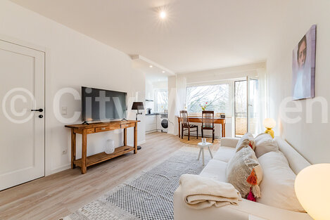 Alquilar apartamento amueblado en Hamburgo Niendorf/Vielohweg. 