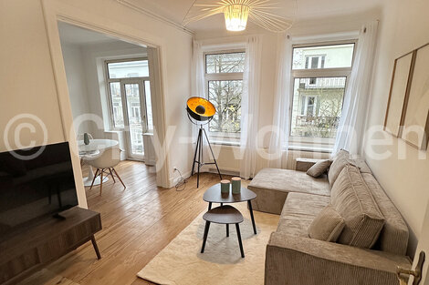 Alquilar apartamento amueblado en Hamburgo Eppendorf/Lokstedter Weg. 