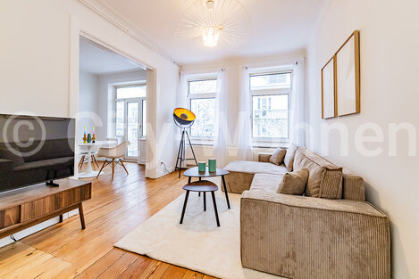 moeblierte Wohnung mieten in Hamburg Eppendorf/Lokstedter Weg. 