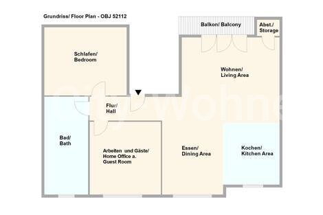 furnished apartement for rent in Hamburg Eimsbüttel/Eppendorfer Weg. 