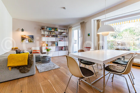 Alquilar apartamento amueblado en Hamburgo Nienstedten/Brandorffweg.