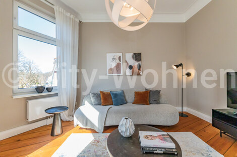 moeblierte Wohnung mieten in Hamburg Groß Borstel/Borsteler Chaussee. 