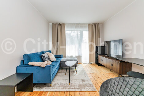 moeblierte Wohnung mieten in Hamburg Winterhude/Heidberg.