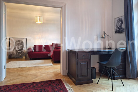 Alquilar apartamento amueblado en Hamburgo Eppendorf/Hahnemannstraße.