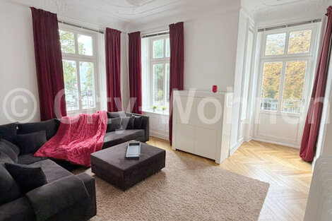 Alquilar apartamento amueblado en Hamburgo Uhlenhorst/Zimmerstraße.