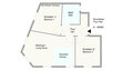 furnished apartement for rent in Hamburg Ottensen/Am Felde.  floor plan 2 (small)