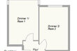 furnished apartement for rent in Hamburg Neustadt/Kornträgergang.  floor plan 2 (small)