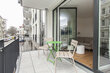 moeblierte Wohnung mieten in Hamburg Eppendorf/Erikastraße. Balkon 7 (klein)