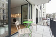 moeblierte Wohnung mieten in Hamburg Eppendorf/Erikastraße. Balkon 8 (klein)