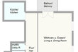 furnished apartement for rent in Hamburg Rotherbaum/Rothenbaumchaussee.  floor plan 2 (small)