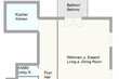 furnished apartement for rent in Hamburg Rotherbaum/Rothenbaumchaussee. floor plan 2 (small)