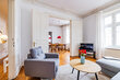moeblierte Wohnung mieten in Hamburg Ottensen/Hahnenkamp. Wohnzimmer 13 (klein)