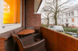 furnished apartement for rent in Hamburg Pöseldorf/Böhmersweg.  balcony 2 (small)
