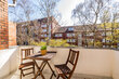 Alquilar apartamento amueblado en Hamburgo Eppendorf/Hans-Much-Weg.  balcón 5 (pequ)