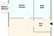 furnished apartement for rent in Hamburg Hoheluft/Wrangelstraße. floor plan 2 (small)