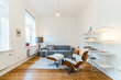 furnished apartement for rent in Hamburg Hoheluft/Roonstraße.  living room 13 (small)