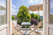 moeblierte Wohnung mieten in Hamburg Harvestehude/Nonnenstieg. Balkon 7 (klein)