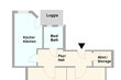 moeblierte Wohnung mieten in Hamburg Barmbek/Alter Teichweg. Grundriss 2 (klein)