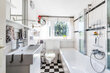 furnished apartement for rent in Hamburg Ottensen/Rolandswoort. bathroom 4 (small)