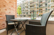 Alquilar apartamento amueblado en Hamburgo Altona/Felicitas-Kukuck-Straße.  balcón 4 (pequ)