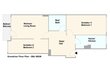 Alquilar apartamento amueblado en Hamburgo Lokstedt/Osterfeldstraße.  plano 2 (pequ)