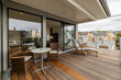 Alquilar apartamento amueblado en Hamburgo Eimsbüttel/Lutterothstraße. terraza 8 (pequ)