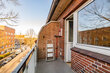 furnished apartement for rent in Hamburg Barmbek/Vogelweide. balcony 6 (small)