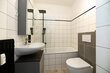 Alquilar apartamento amueblado en Hamburgo St. Georg/Koppel.  cuarto de baño 3 (pequ)