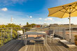 Alquilar apartamento amueblado en Hamburgo Sternschanze/Stresemannstraße.  terraza en la azotea 8 (pequ)