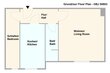 furnished apartement for rent in Hamburg Eimsbüttel/Wrangelstraße.  floor plan 2 (small)