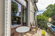 moeblierte Wohnung mieten in Hamburg Eppendorf/Butenfeld.  Balkon 4 (klein)