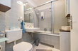 moeblierte Wohnung mieten in Hamburg Niendorf/Garstedter Weg. Badezimmer 2 (klein)
