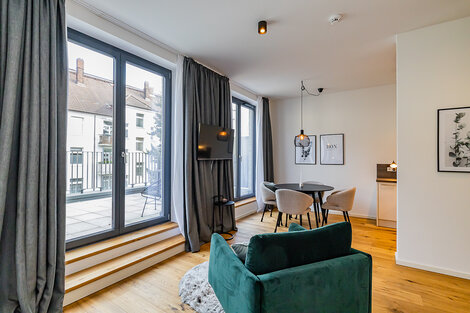 Eine möblierte 1-Zimmer-Wohnung mieten in Hamburg - City-Wohnen ist Experte für Wohnen auf Zeit